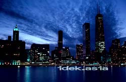 Chicago Night シカゴの夜景