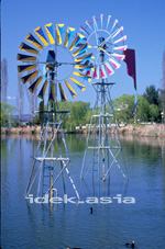 Floriade春の祭り 芸術としての風車 オーストラリア キャンベラ