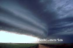 強度な雷雨 オクラホマ州 エルドラド