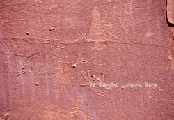 キャピトル・リーフ国立公園 ユタ州 アメリカ 岩壁画